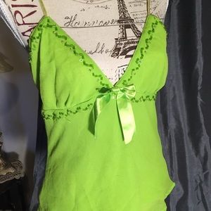 Tank top  lime green